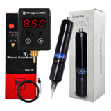 Máquina Pen Pop 2 Electric Ink Fonte Digital Wireless Tattoo