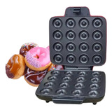 Máquina Profissional De Donuts Rosquinhas 16 Furos Caseira C Cor Preto 110v