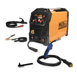 Máquina Solda 218a Multiprocesso Mig Mag Mma Tig-lift 220v Cor Laranja Frequência 50/60hz