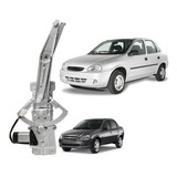 Maquina Vidro Eletrico Corsa 4 Pt Dianteiro Esquerdo + Motor