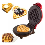 Maquina Waffle Elétrica 110v Compacta Profissional Mini 550w