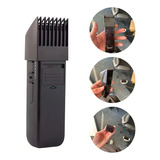 Maquininha Cortar Cabelo Barbear Fazer Pezinho Kemei 389 Cor Preto 110v/220v