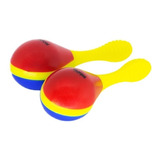 Maracas De Plástico Pedagógico Par Chocalhos