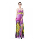 Maravilhoso Longo Importado Ever Pretty Em Crepe Mod 9212
