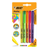 Marca Texto Bic Marking 5 Cores