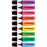 Marca Texto Boss Stabilo Neon - Kit Com 9 Cores