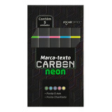Marca Texto Carbon Neon Estojo C/5