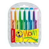 Marca Texto Stabilo Swing Cool 6 Cores Ponta Com 1mm/4mm