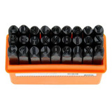 Marcador Alfabeto E Números 6mm Pino Punção + Martelo Magn