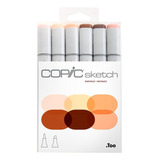 Marcador Copic Sketch Portrait Tons De Pele Skin Tones 06 Un