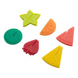 Marcador De Copos Taças 6un. Em Silicone Frutas