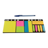 Marcador De Página 11 Blocos E Cores Auto Adesivo Post-it
