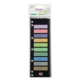 Marcador De Pagina Adesivo Transparente 10 Cores Yes 200 Fls