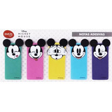 Marcador De Páginas Mickey E Amigos, 5 Blocos, 25 Folhas.