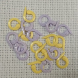 Marcador De Ponto Caracol Pequeno Círculo - Kit 20 Peças