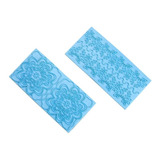 Marcador De Vintage Para Confeitar 6,9x14,3x0,3cm Kit 2 Un Cor Azul