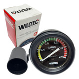 Marcador Indicador Turbo Diesel 0-2kg 52mm + Suporte Painel