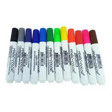 Marcador Magic Color Base Água 12 Cores - 560-m