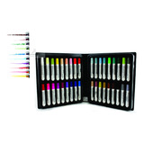 Marcadores Canetas Magic Color Soft Type Branca Serie Ouro