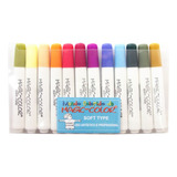 Marcadores Magic Color Soft Type 12 Cores Hidrográficas.