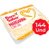 Margarina Bom Sabor 10g Blister Sachê 144un - Caixa Fechada