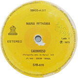 Maria Bethânia Compacto 1973 Carinhoso /