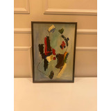 Maria Polo - Sem Título (1956) - Óleo Sobre Tela 40x40