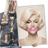 Marilyn Monroe Painel Decorativo Vintage Retro 60x42 21
