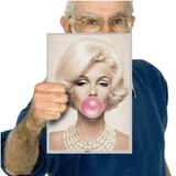 Marilyn Monroe Poster Vintage Retro Diamante Vestido A4 21