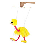 Marionete Avestruz Pássaro Garibaldo Big Bird