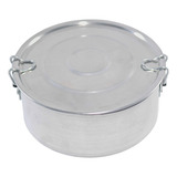 Marmita Pequena Redonda Mini Lembrançinhas Em Aluminio N 10 Cor Prateado
