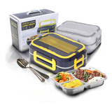 Marmita Térmica Elétrica Casa 110v/220v Veículo 12v/24v Inox