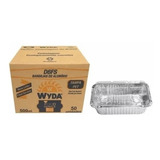 Marmitinha Alumínio 500ml Tampa Plástica Wyda D6fs (50un.)