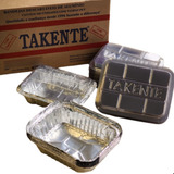 Marmitinha De Alumínio Com Tampa Plástica Pet 216ml C/ 100un