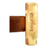 Marreta Bronze Antifaiscante Cabo Madeira 1kg - Iglesias