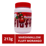 Marshmallow Americano Fluff, Morango, Pote 213g.