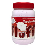Marshmallow De Colher Fluff Morango Pote