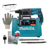 Martelete Combinado Sds Hr2470 800w Makita + Kit Ferramentas