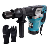 Martelete Makita Demolidor 5,4kg M8600b 900w Luva Antivibraç
