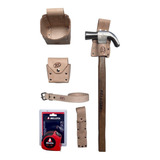Martelo Carpinteiro 35mm Trena Bellota 8 Mt Cinto De Carpint