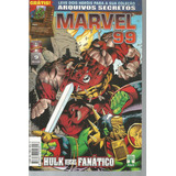 Marvel 99 N° 09 - Hulk Versus Fanático - Em Português - Editora Abril - Formato 13,5 X 21 - Capa Mole - 1999 - Bonellihq 9 Cx443 H18