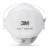 Máscara 3m Aura 9320+br Pff2 N95 Respirador S/ Válvula