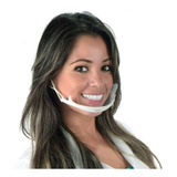 Máscara Acrílica Transparente Estética/maquiagem