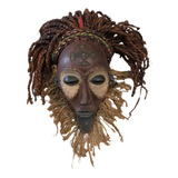 Máscara Africana De Madeira Angola Étnica