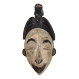 Máscara Africana Em Madeira Etnia Yorubá Nigéria