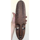 Máscara Africana Madeira Nobre Antiga Usada