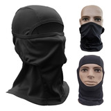 Mascara Airsoft Balaclava Moto Preta Motoqueira