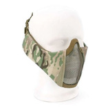 Máscara Airsoft Meia Face Confort Metal Camuflagem Cor Acu