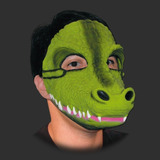 Máscara Animal Jacaré / Crocodilo -