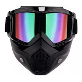 Mascara Bobber Old School Vintage Café Racer Lente Colorida